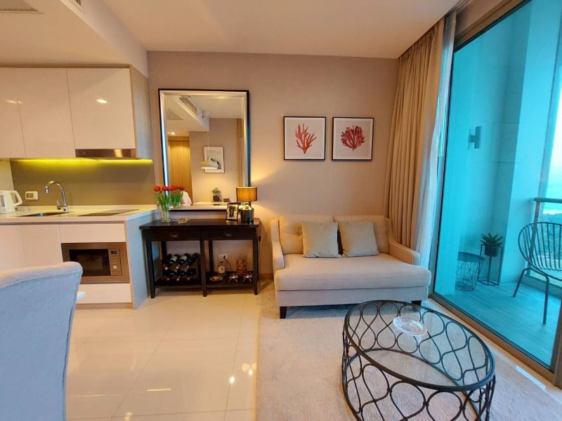 📍The Riviera Wongamat High floor great view  For Sale 4.85 Mb 1 bedroom  35 Sq.m.