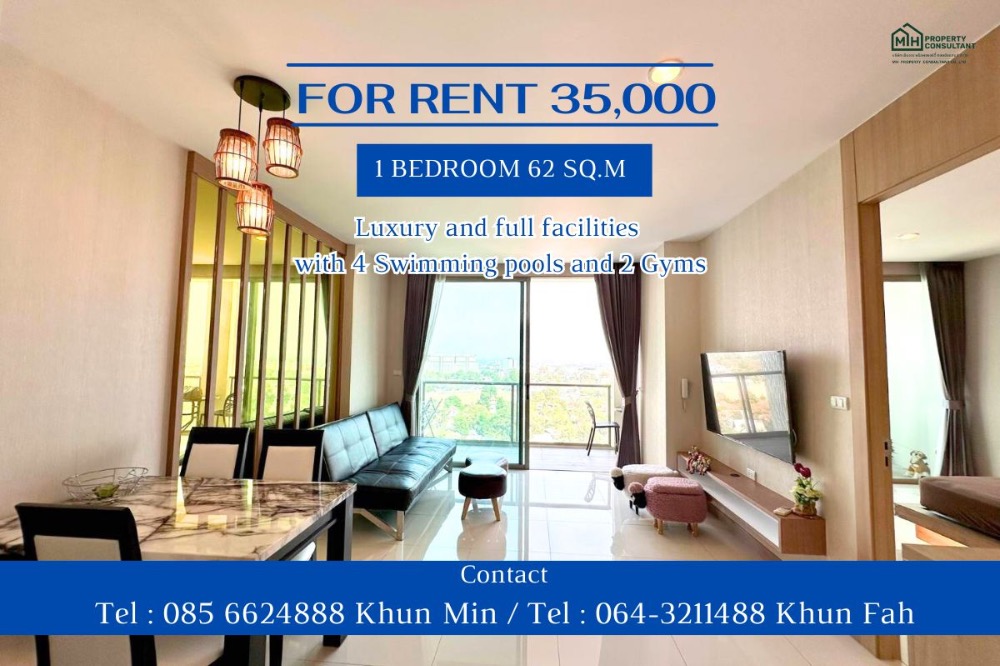 The Riviera Wongamat For rent 35,000/month 62 Sq.m